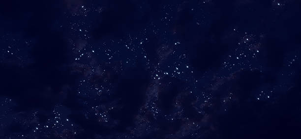 istock Glowing stars and the milky way on night sky 2238312448