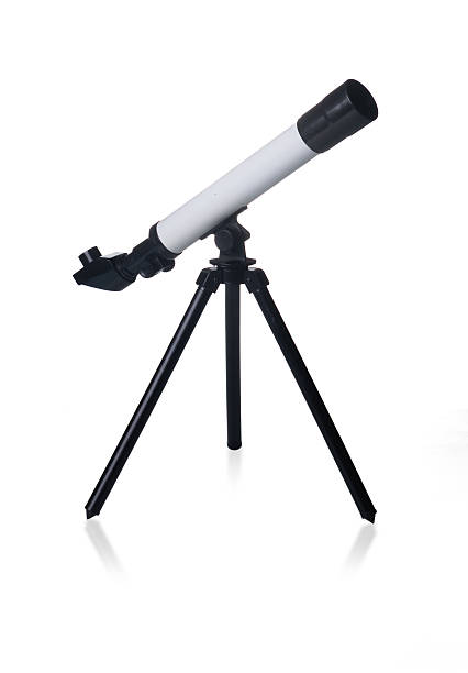 istock Amateur Telescope on Tripod Isolated on White Background 2238317278