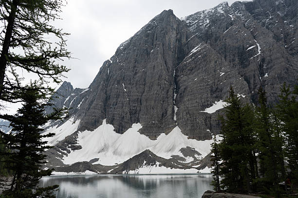 istock Majestic mountain peak reflecting in serene lake waters 2238325335