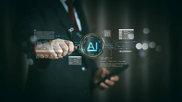 istock A futuristic scene with AI agents and digital interfaces representing machine learning and data processing. Perfect for articles, presentations, or marketing materials related to AI technology, automation, and data science. 2238336386