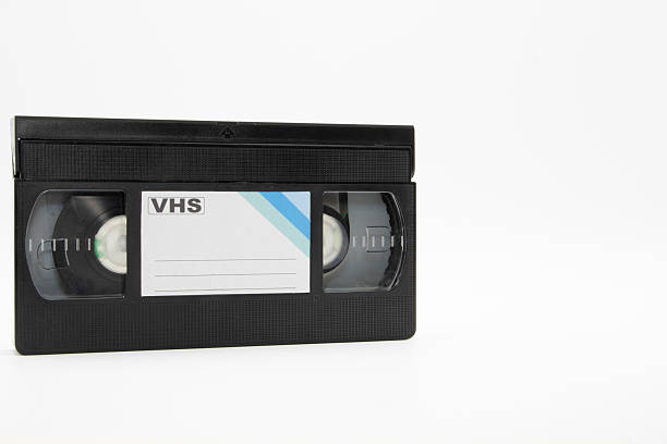 istock Close-up of a video cassette, isolated on white background 2238337548