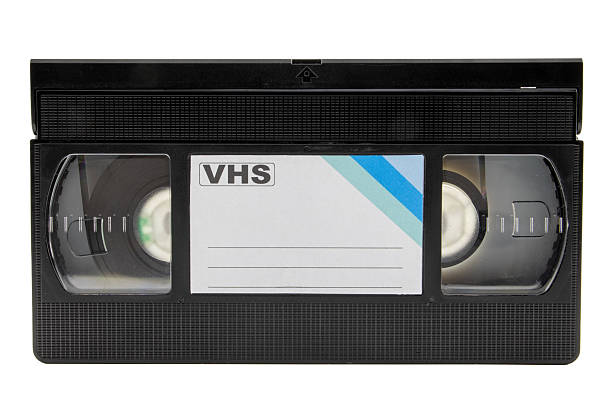 istock Close-up of a video cassette, isolated on white background 2238337549