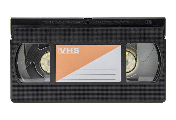 istock Close-up of a video cassette, isolated on white background 2238337574