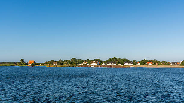 View from the Baltic Sea towards Vitte on the island of Hiddensee