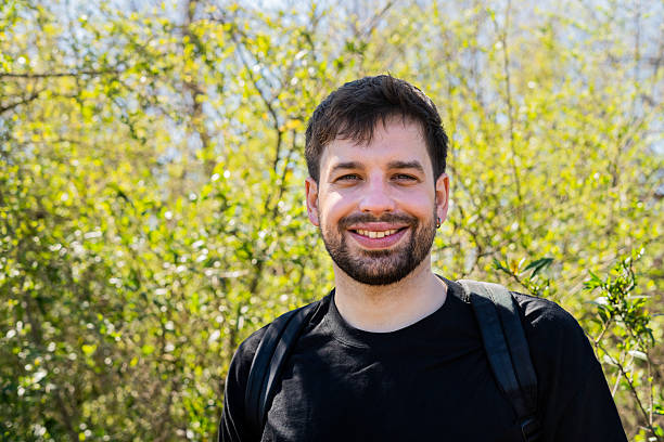 istock Portrait of a young man during a forest hike 2238352294