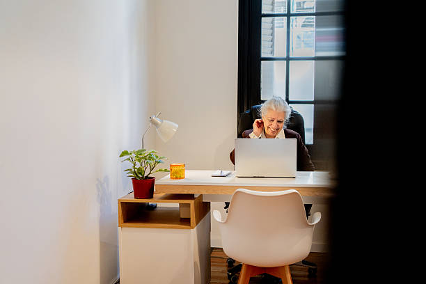 istock Psychologist using laptop and talking to patient during online session 2238353889