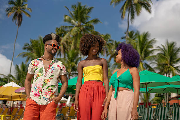 istock Afro friends on a tropical beach 2238358713