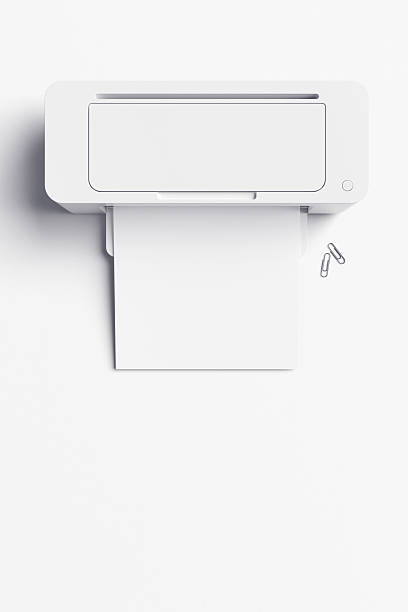 istock Blank A4 paper coming out of printer, Printer mockup, Empty A4 mockup. Perfect for project presentations. 2238367419