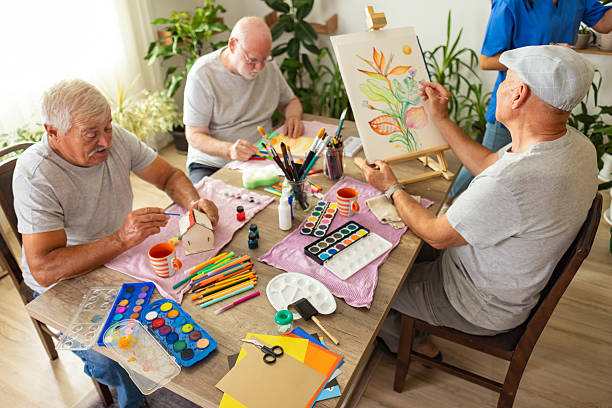 istock Art therapy session for older adults 2238370471
