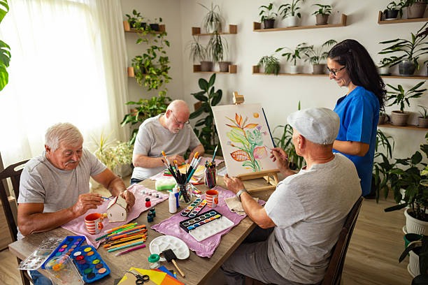 istock Art therapy session for older adults 2238370472