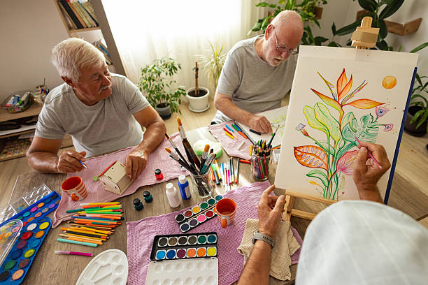 istock Seniors engaging in artistic activities 2238370573