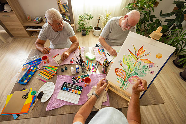 istock Seniors engaging in artistic activities 2238370577