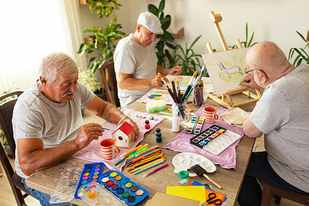 istock Painting workshop for the elderly 2238375297
