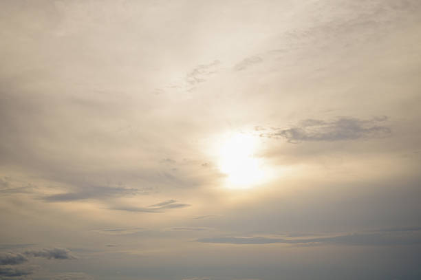 Beautiful Spring Sky at sunset in Mecklenburg-Vorpommern
