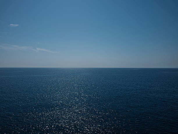 istock Clear blue sea and sky view 2238385401