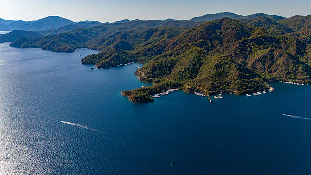 istock Gocek west coast and forest - Drone viewpoint 2238387388