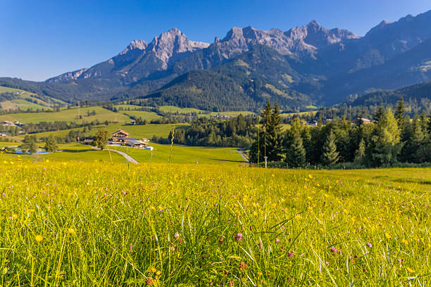 istock Hochkonig mountain range in Austria. Alps mountains on a sunny day 2238388727