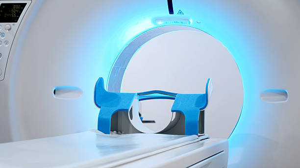 istock Contrast agent and CT scanner before diagnostics in the room. 2238399024
