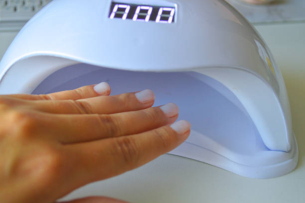 istock Manicure with UV nail lamp 2238400606