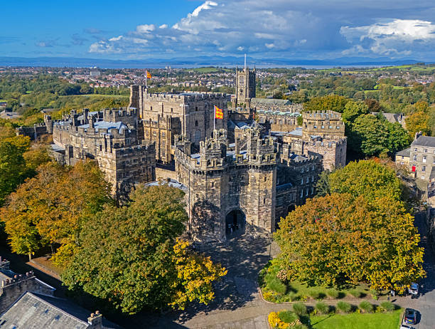 Aerial Image of Lancaster Castle taken during Autumn. 28th Sept 2025.