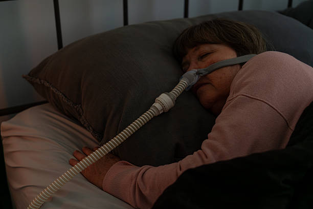 istock Treatment support. Nighttime respiratory care. 2238422205
