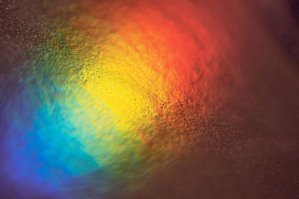 Abstract blur holographic rainbow foil iridescent background