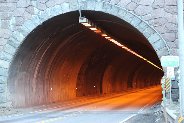 istock Eisenhower-Johnson Memorial Tunnel Road on Interstate 70 in Colorado 2238433098