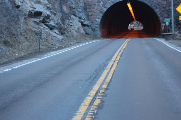istock Eisenhower-Johnson Memorial Tunnel Road on Interstate 70 in Colorado 2238433469