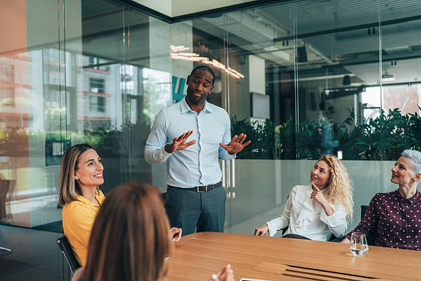 istock Business people on meeting in the office 2238436233