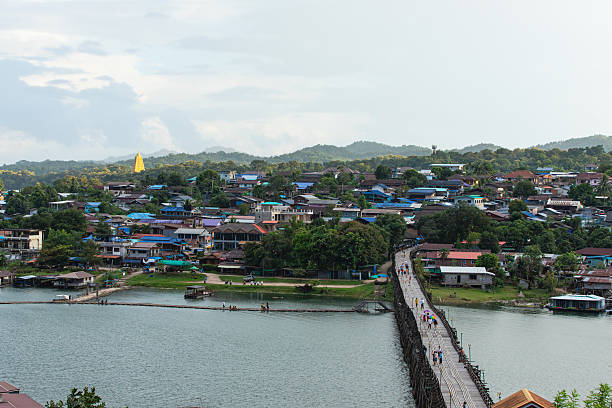 istock Mon Bridge Connects Cultures in Sangkhlaburi Village 2238445094