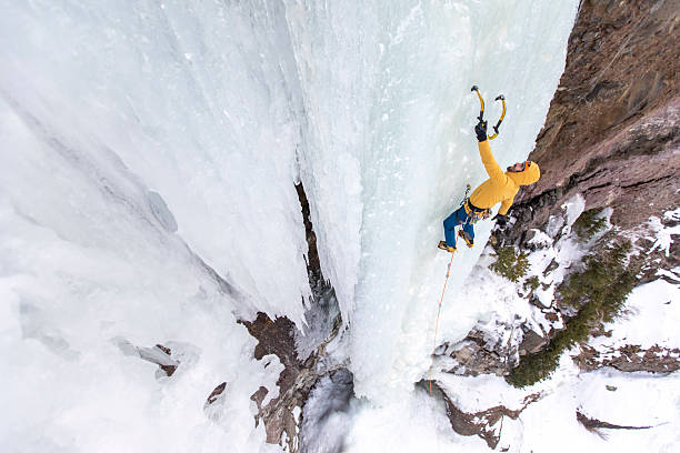 istock Ice Climber in Montana on Scepter 2238447731