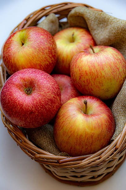 istock Some red apples in a bowl 2238449025
