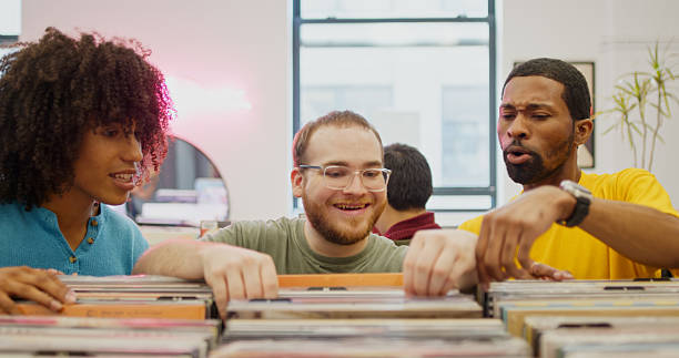 istock Three Best Friends inside a Record Store in Brooklyn, New York 2238451406