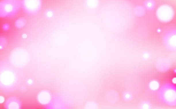 istock Soft Pink Bokeh Light Background for Romantic Design, Sweet Dreamy Glow for Love, Beauty and Valentine Theme, Background decoration. stock illustration 2238454722