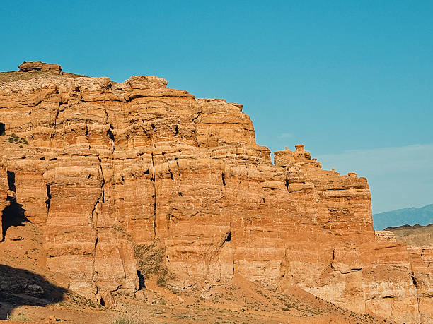 istock Colorful red cliffs of Charyn Canyon 2238459197