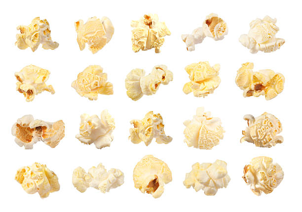 istock Tasty popcorn. Many popped kernels isolated on white 2238466809