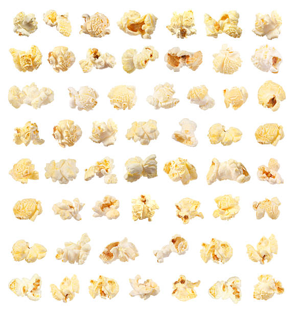 istock Tasty popcorn. Many popped kernels isolated on white 2238466813