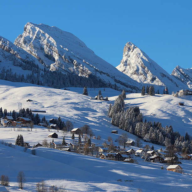 istock Churfirsten Range in winter, Toggenburg Valley, Switzerland. 2238468310