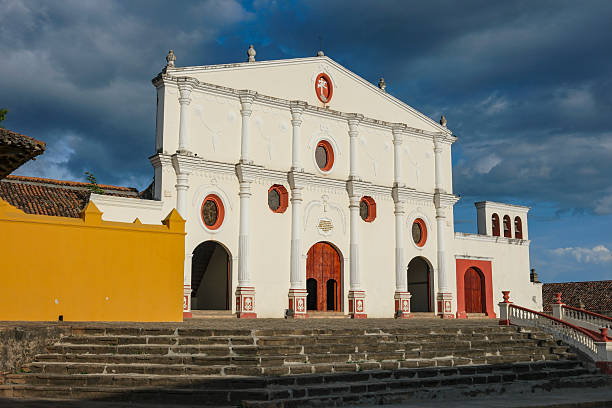 Granada, Nicaragua - September 26, 2025: Convent of San Francisco in Granada, Nicaragua.