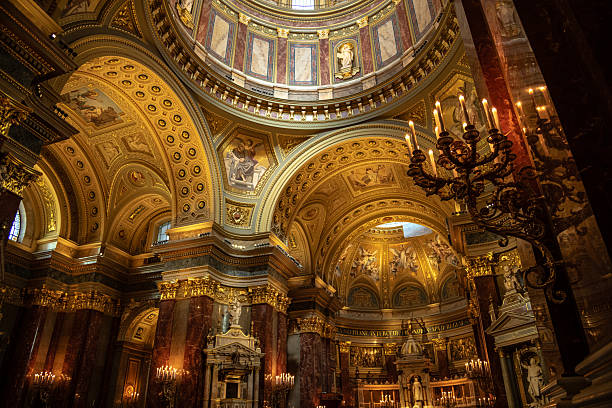 istock Ornate Interior of St. Stephen’s Basilica in Budapest, Hungary 2238479691