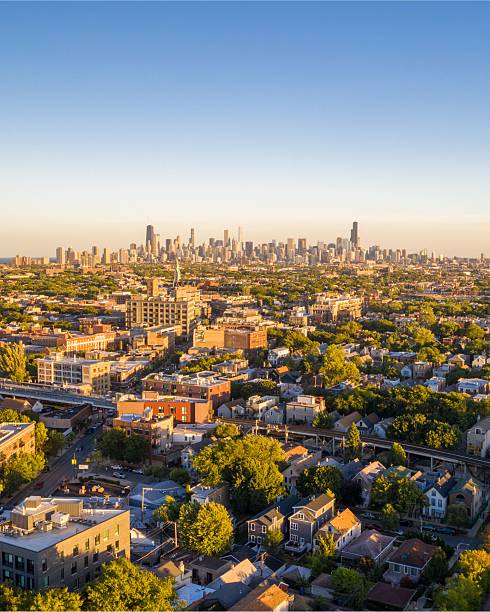 istock Chicago Skyline Viewed From North Side Neighborhood 2238480342