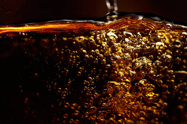 istock Macro shot of cooling drink with bubbles in motion. 2238481351