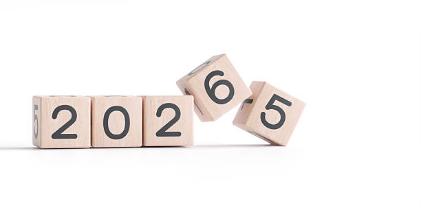 istock Cube turns from 2025 to 2026 2238491358