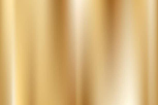 istock Golden blurred luxury background. Gold shiny metal texture backdrop for website, presentations, poster, cover, banners 2238495713