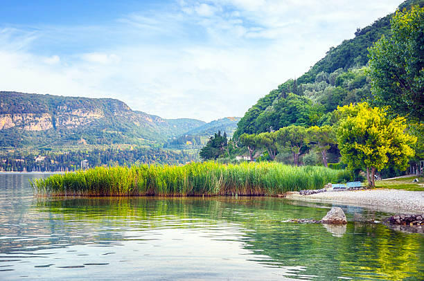 Lake Garda is a major tourist destination in the northern Italy