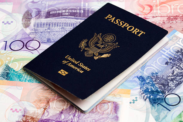 istock American Passport on Gibraltar pounds 2238496773