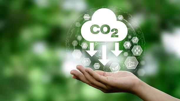 istock Hand Holding CO2 Cloud for Carbon Reduction and Climate Change Concept 2238497007