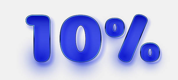 istock 10 percents. Sale, discount or bonus banner. 2238497684