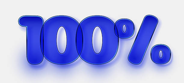 istock 100 percents. Sale, discount or bonus banner. 2238497688