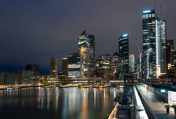 istock Sydney's Circular Quay Waterfront At Night 2238498722
